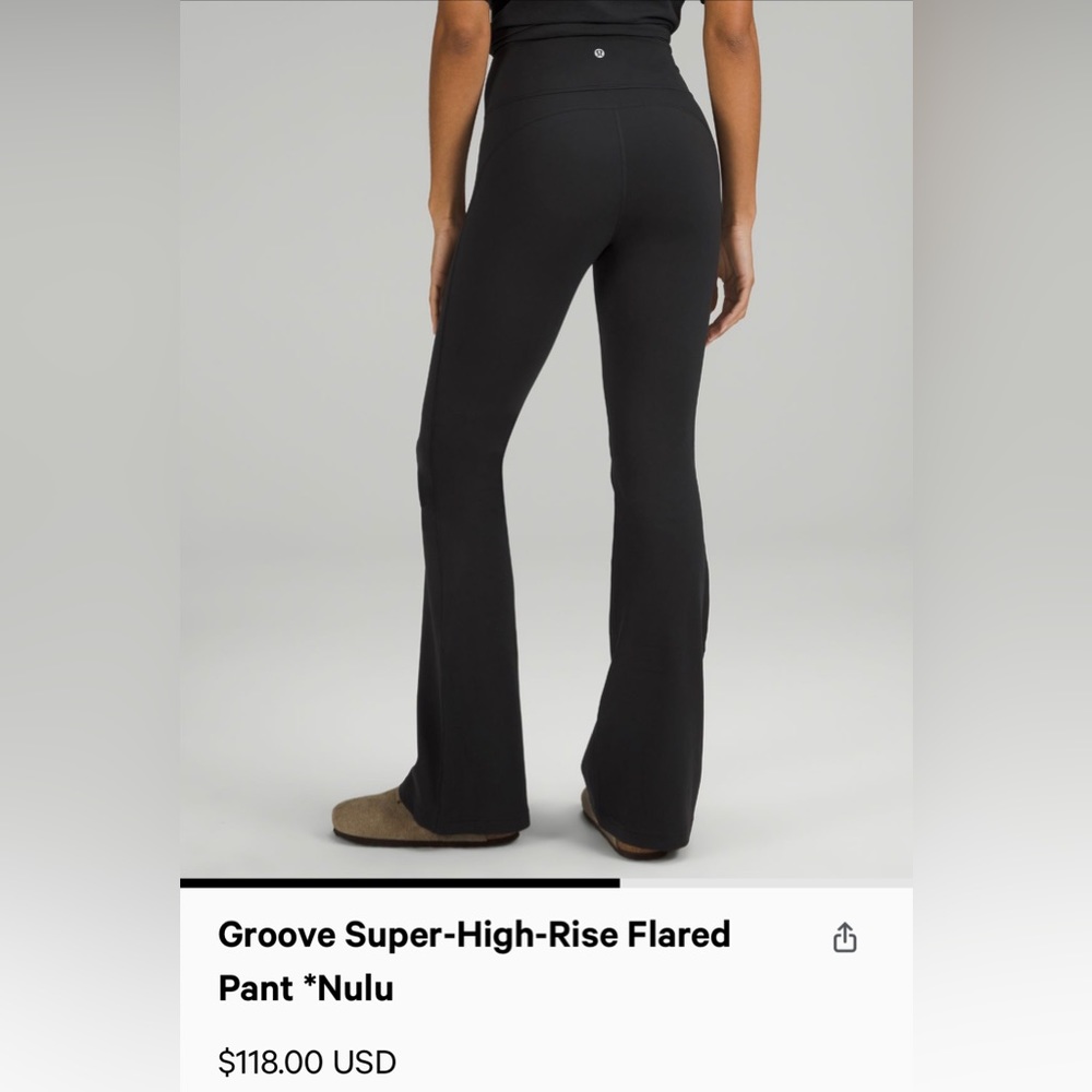 Lululemon Black Groove Pant